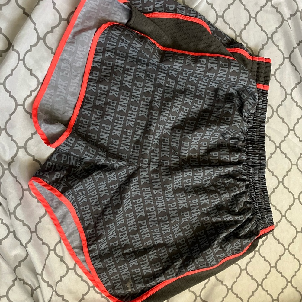 Pink athletic shorts